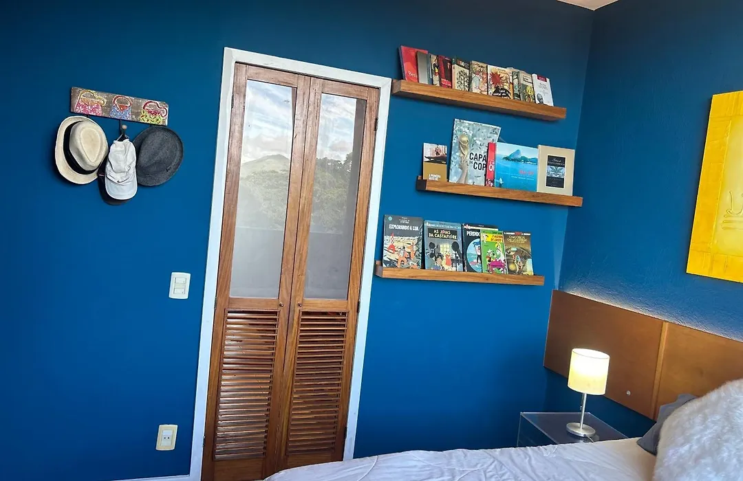 Apt Blue Vidigal com Closet Amplo, Paz e Estilo-1